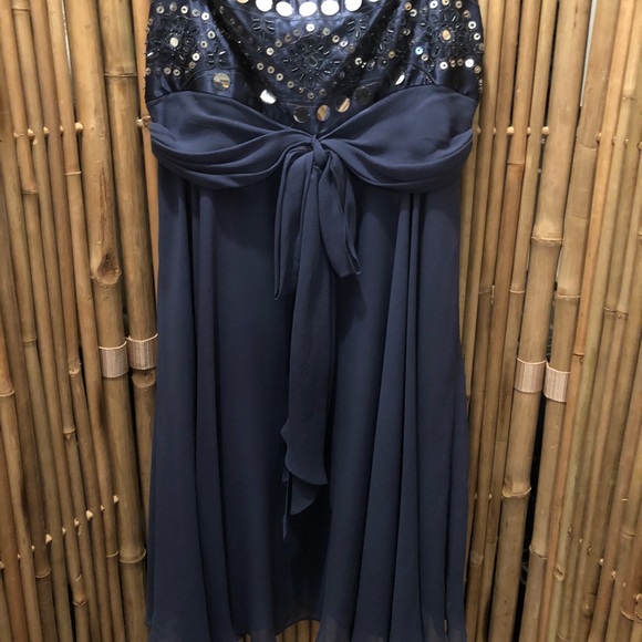 Navy blue cocktail dress - Picture 2 of 4